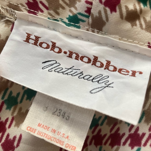 Vintage 1970s NOS Houndstooth Shirtdress Tunic - Picture 3 of 7